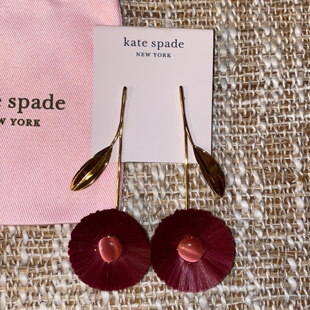 Kate Spade Drop Earrings with Dust Bag